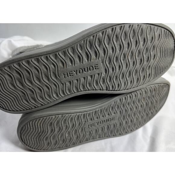 Hey Dude Women’s Robin Gray Pull-On Boots Sz 10/EU 41 Slip On Adjustable EUC - Picture 8 of 8